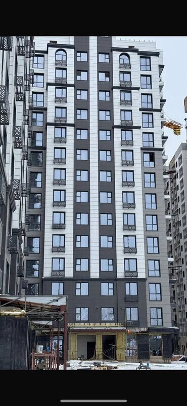 жк манчестер: 1 бөлмө, 46 кв. м, Элитка, 12 кабат, ПСО (өзү оңдоп түзөтүп бүтүү үчүн)