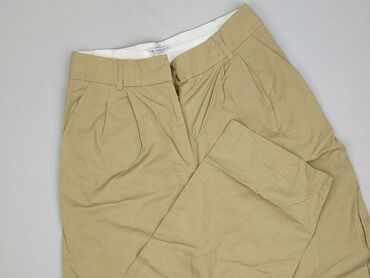spodnie woskowane beż: Primark, Material trousers for women, size M (EU 38)
