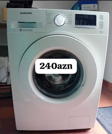Soyuducular: Paltaryuyan maşın Samsung, 7 kq, İşlənmiş, Avtomat, Qurutmasız, Kredit yoxdur
