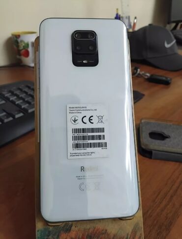 игровой телефон: Xiaomi, Redmi Note 9S, Б/у, 64 ГБ, цвет - Белый, 1 SIM, 2 SIM