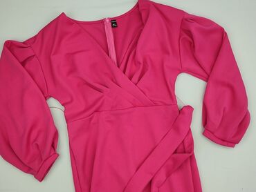 beżowy trencz i sukienka: Shein, Sukienka damska, rozmiar L