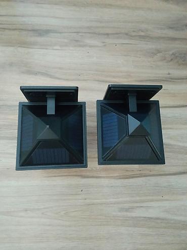 fenjeri za terasu: Solarne zidne lampe sa senzorom pokreta – set od 2 komada - Napajanje — 4