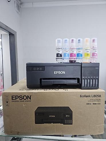 дтф принтер: Epson EcoTank L8058 — фотопринтер формата A4 с шестью раздельными — 2