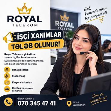 averlok tikis masini: Çağrı mərkəzi operatoru tələb olunur, Yalnız qadınlar üçün — 1