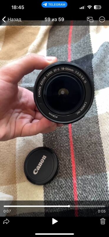 продам фотоаппарат canon: Canon zoom lens ef-s 18-55mm 1:3.5-5.6 IS линза объектив super