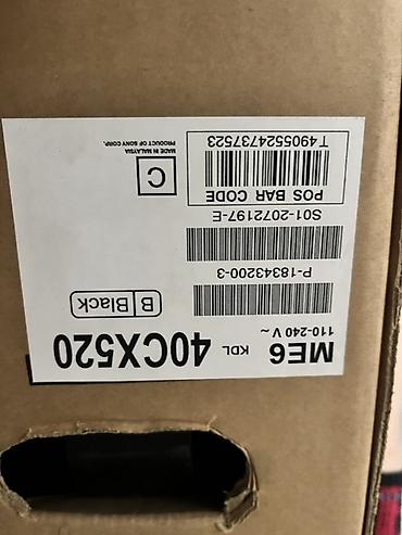 tv aparatları: Sony Bravia KDL-40CX520 LCD TV - Ekran: 40 düym (102 sm), Full HD — 4