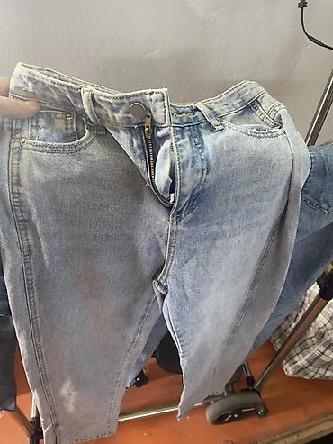 Джинсы: Джинсы из плотного денима, голубой и синий оттенки (две пары на фото) — 5