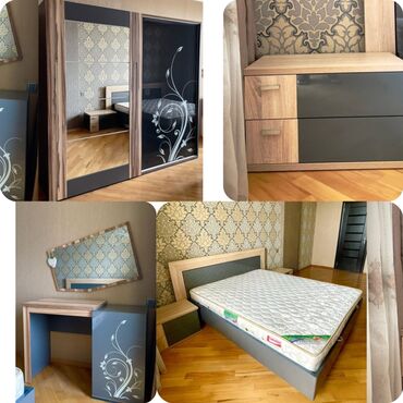 Yataq otağı dəstləri: Yataq desti tezedir .İstifade olunmuyub 850₼ satilir .Unvan 7 mkr