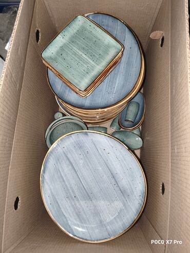 Digər restoran, kafe avadanlığı: Kafe/restoran üçün qarışıq qab-qacaq və aksesuarlar paketi Tərkib: - — 10