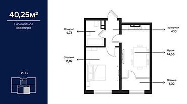 Продажа квартир: 1 комната, 41 м², Элитка, 9 этаж, Евроремонт — 6