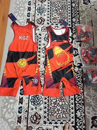 лыжный форма: Спортивные борцовские трико KGZ размер XL 5 шт. - Комплект борцовских — 1
