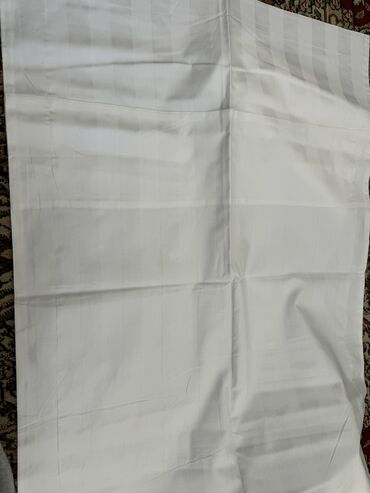 двуспальной: Идеальное новое постельное бельё белого цвета в полоскукак в дорогом