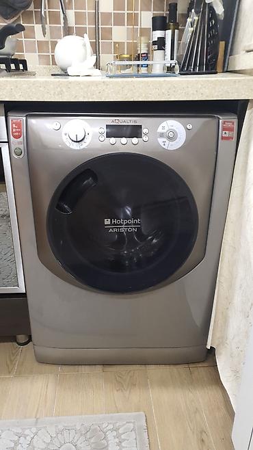 ariston alan: Paltaryuyan maşın Hotpoint Ariston, 9 kq, İşlənmiş, Avtomat, Qurutmasız, Kredit yoxdur, Ünvandan götürmə — 1