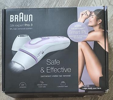 mini lazer epilyatorları: Lazer epilyatoru, Braun, Yeni, Ödənişli çatdırılma, Ünvandan götürmə — 1