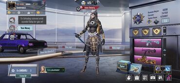 qaqa dəsti: PUBG Mobile hesabı – yüksək səviyyəli kosmetikalar və statistikalar -