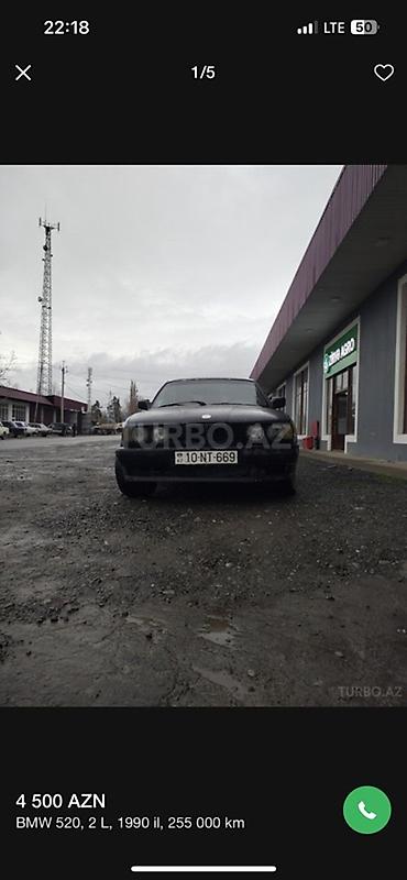 r16 bmw: BMW 520: 2 l | 1990 il Sedan — 1