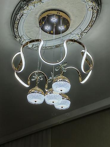 led lustur: Led Çılçıraq, 4 və daha çox lampa, Metal — 3