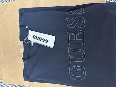 Kişi geyimləri: Futbolka, Guess, XL, rəng - Göy — 5