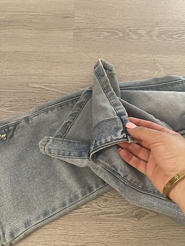Детская одежда и обувь: Uşaq üçün cins şalvar - Rəng: açıq mavi (light wash) - Model: geniş — 4