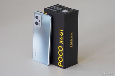 Poco: Poco X4 GT, Новый, 256 ГБ, цвет - Серебристый, 2 SIM