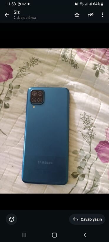 samsung a12 qiymeti irşad: Samsung Galaxy A12, rəng - Göy, Sensor