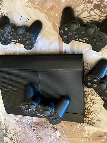ps3 hard disk: Sony PlayStation 3 Super Slim oyun konsolu İCİNDƏ 26 OYUN VAR - — 2