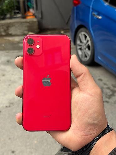 iphone red: IPhone 11, Qırmızı, Face ID — 1