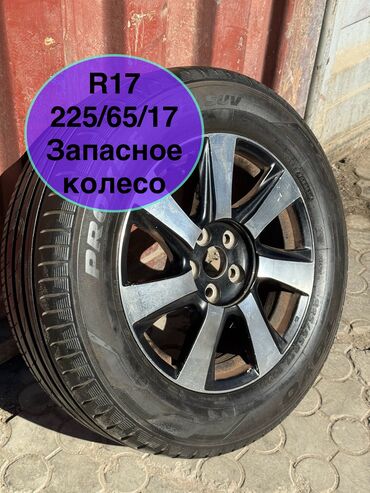 ящик для инструментов в машину: Колеса в сборе 225 / 65 / R 17, Лето, Б/у, Запаска, Легковые, Литые, отверстий - 5