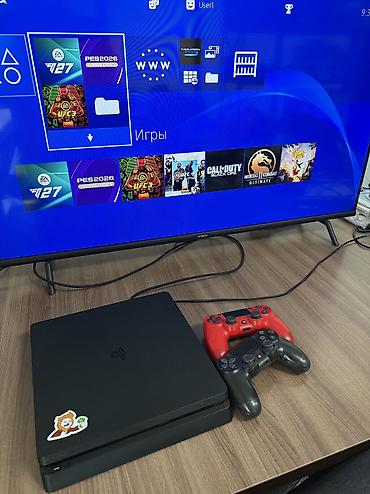 Sony PlayStation: Продаю Sony PlayStation 4, 500 гб. Приставка в хорошем состоянии — 1