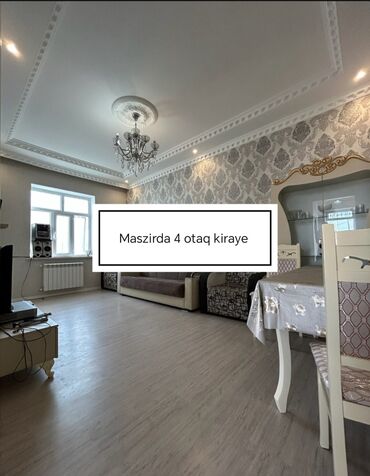xacmazda kiraye evler 2023: 100 kv. m, 4 otaqlı