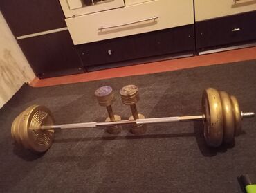 Ştanqlar və ştanq diskləri: Ştanq, Çəki: 36 kq, Yeni — 12