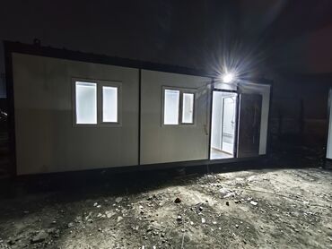 Konteynerlər: Prefabrik konteyner - Konstruksiya: tam metalkarkas, möhkəm çərçivə; — 3