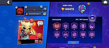 Спорт и отдых: Brawl Stars hesabı – yüksək səviyyəli və zəngin kontentliq - Kupa — 3