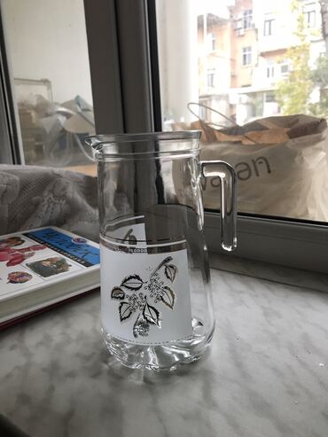 dibçək qabı: Şüşə, 1, 2 l
