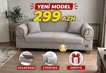 ucuz perdeler bakida: - Yeni model 3 nəfərlik divan. Açılan baza sistemi ilə geniş saxlancla — 1