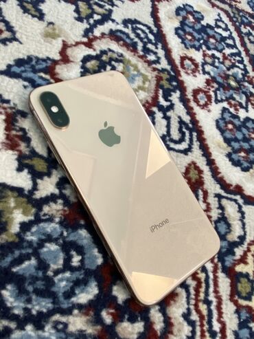 айфон xr цена в бишкеке 128 гб бу: IPhone Xs, Колдонулган, 64 ГБ, Алтын, Заряддоочу түзүлүш, Коргоочу айнек, Каптама, 79 %
