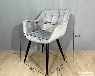 Stolice: Stolica VELUR Fotelja Transformišite svoj prostor sa našim elegantnim — 11