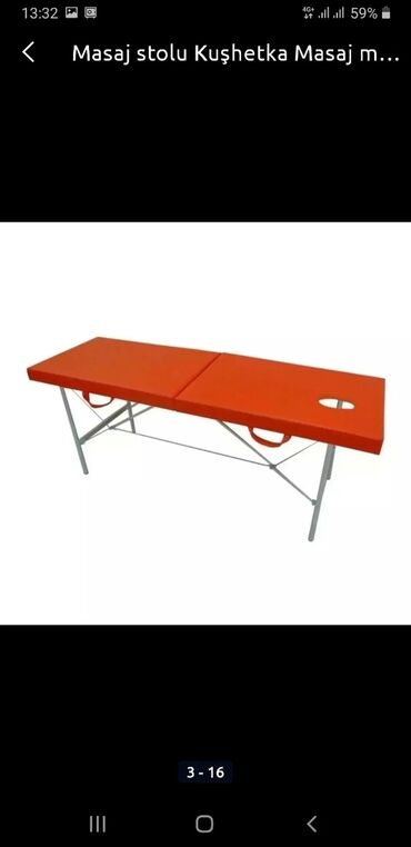 Kuşetkalar: Yeni, Masaj kuşetkası, Qatlanmayan, rəng - Ağ — 12