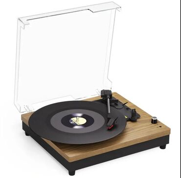 qaşıq dəst: Yeni Val oxudan patefon vinil pleyer retro görünüşü və müasir