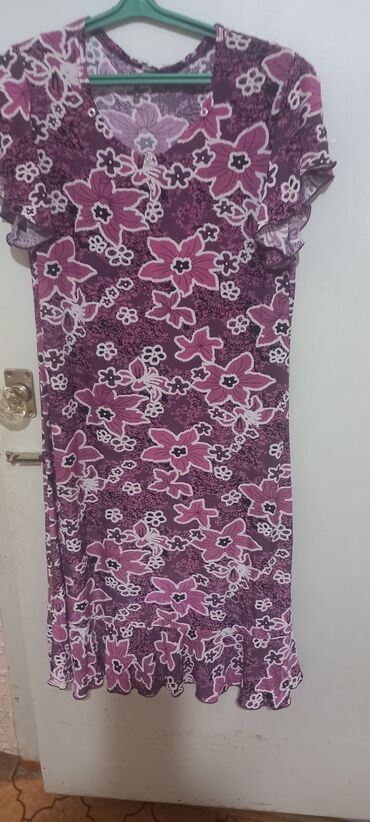 женские платья дордой: Күнүмдүк көйнөк, Жай, Узун модель, 9XL (EU 58)