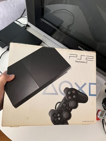 ps 2: Sony PlayStation 2 (PS2) Slim – Charcoal Black Bambili insanlae
