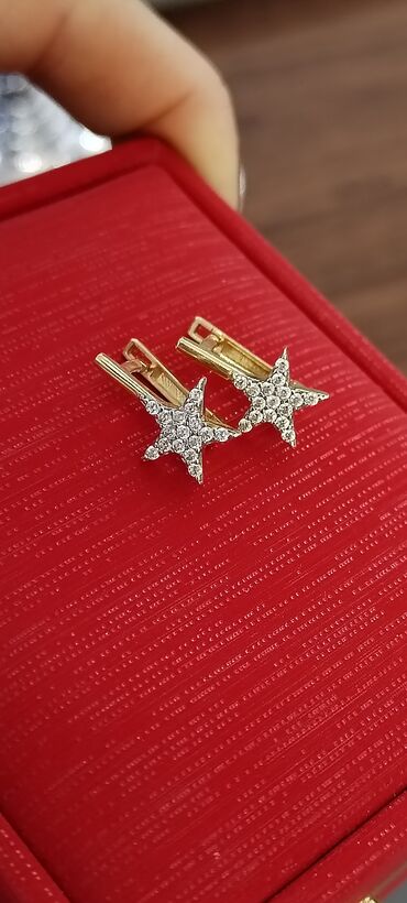 Sırğalar: Sırğa, Sarı qızıl, 585 Əyar — 8