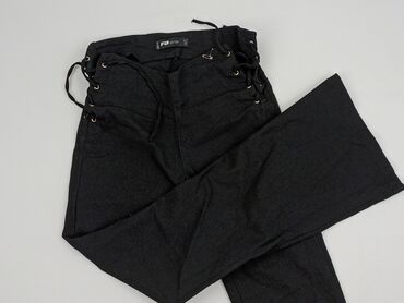 spodnie woskowane zalando: FB Sister, Spodnie materiałowe damskie, rozmiar S