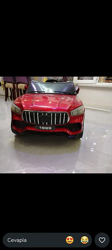 Uşaq dünyası: Uşaq üçün elektriklə işləyən minik maşını – qırmızı rəngdə “Super Car” — 2