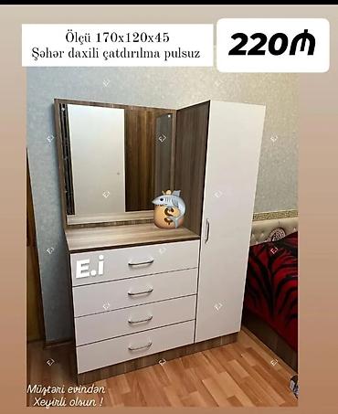 komod üçün döşəkcə: İkinəfərlik çarpayı, Komod, Yeni — 1