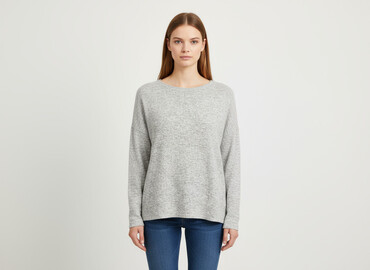 abercrombie fitch bluza z futerkiem: Amisu, Светр жіночий, розмір L