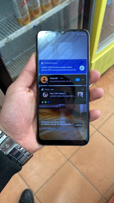 Realme: Realme C25Y, 128 GB, rəng - Boz, İki sim kartlı, Barmaq izi