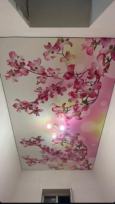 Натяжной потолок: Натяжной потолок Глянцевое, Матовое, 3D потолки Гарантия, Бесплатная консультация, Бесплатный замер — 9