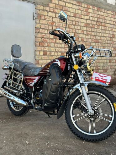 Мотоциклы: Мотоцикл JELMAIA T 18 мощный стильный 250 кубовый весь хром все
