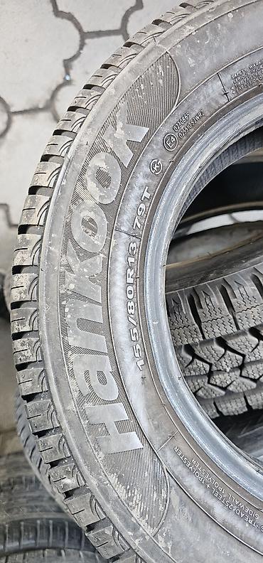 15580r13: Шины 155 / 80 / R 13, Лето, Б/у, Пара, Легковые, Корея, Hankook — 3